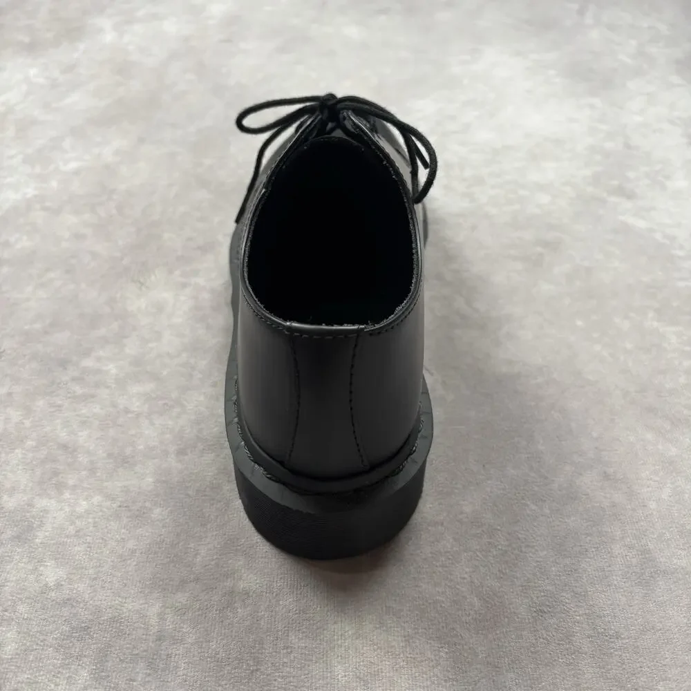 Dr Martens 1461 Mono 3 Eye Black Smooth Leather Oxford Shoes Mens 7 Womens 8